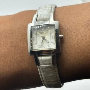 Silver & White Kenneth Cole Watch